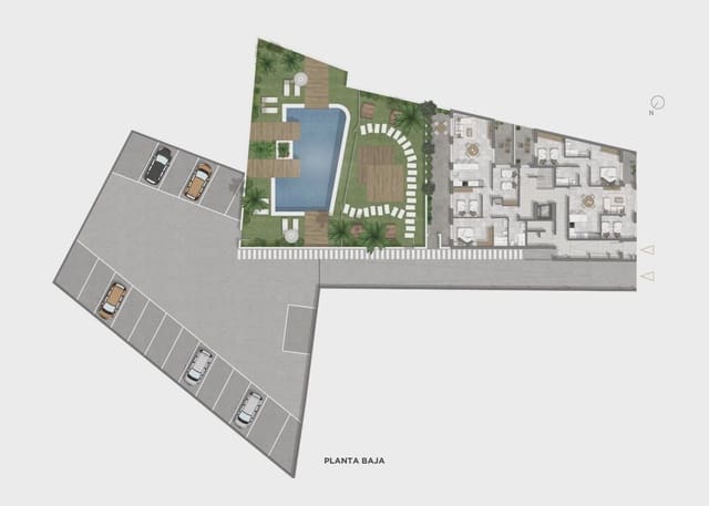 3 quarto Apartamento para venda em Zona Pueblo, Guardamar del Segura com piscina garagem - 334 000 € (Ref: 9968498)