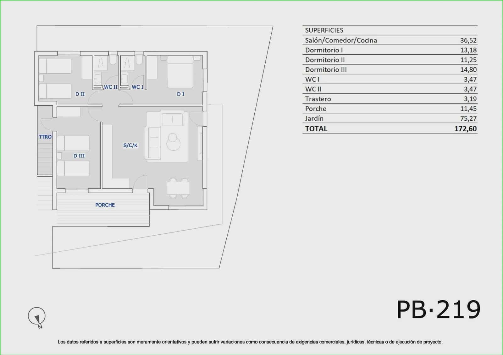 3 quarto Bungalow para venda em San Miguel de Salinas com piscina - 254 900 € (Ref: 9968521)
