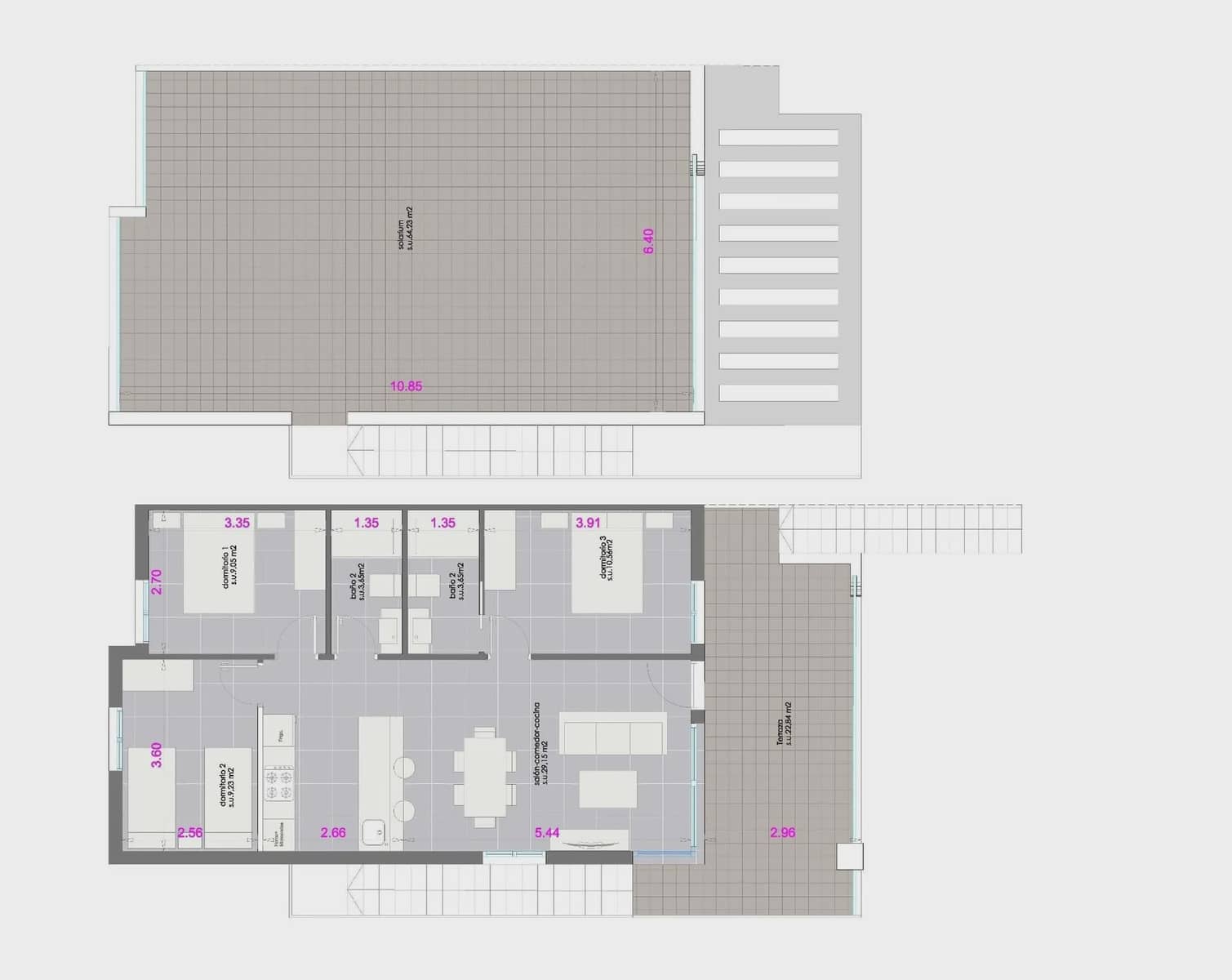 3 slaapkamer Bungalow te koop in Pilar de la Horadada met zwembad garage - € 375.000 (Ref: 9968526)