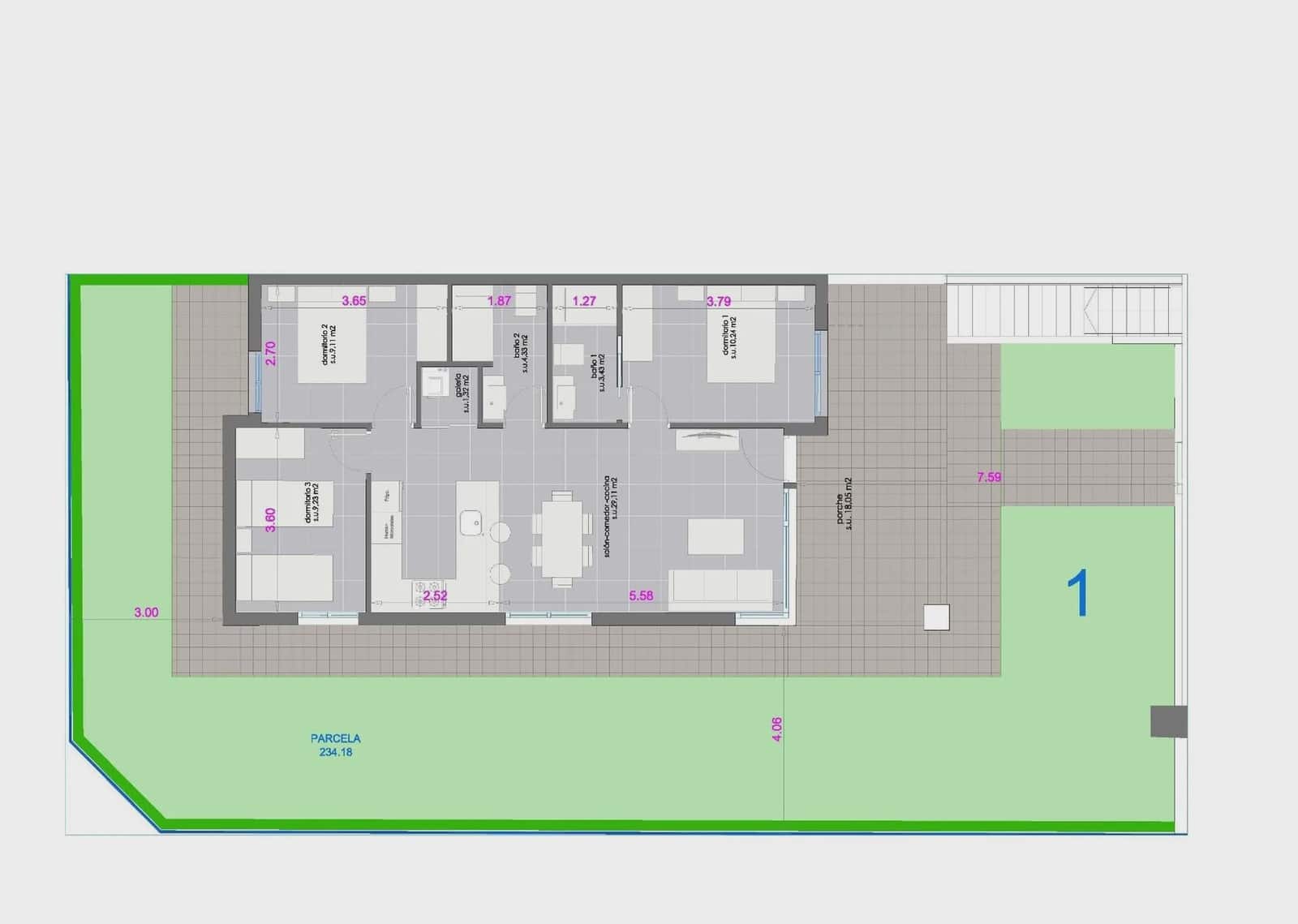 3 bedroom Bungalow for sale in Pilar de la Horadada with pool garage - € 375,000 (Ref: 9968527)