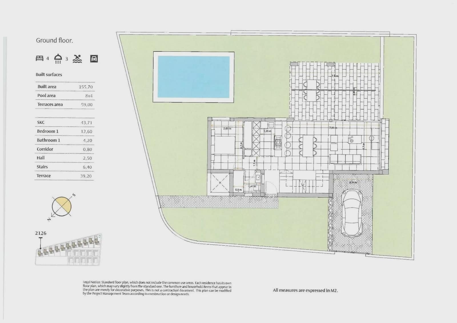 4 soverom Villa til salgs i Algorfa med svømmebasseng - € 669 000 (Ref: 9968550)