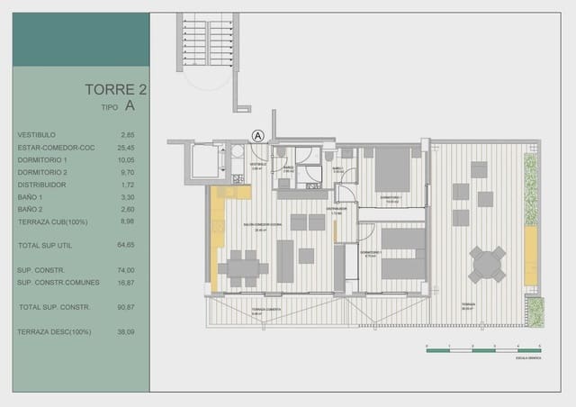 2 soveværelse Lejlighed til salg i Puerto Deportivo, Guardamar del Segura med swimmingpool garage - € 355.000 (Ref: 9968558)