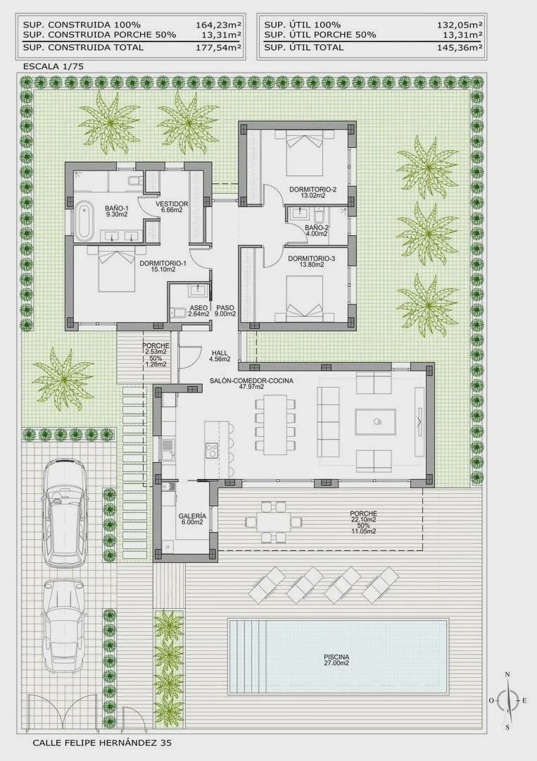 3 bedroom Villa for sale in Benijofar with pool garage - € 708,000 (Ref: 9968661)