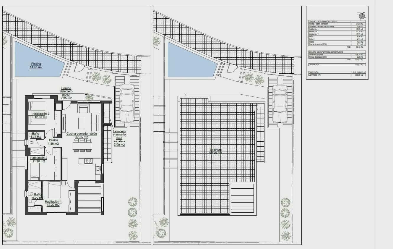 3 soveværelse Villa til salg i Pilar de la Horadada med swimmingpool - € 422.500 (Ref: 9968671)