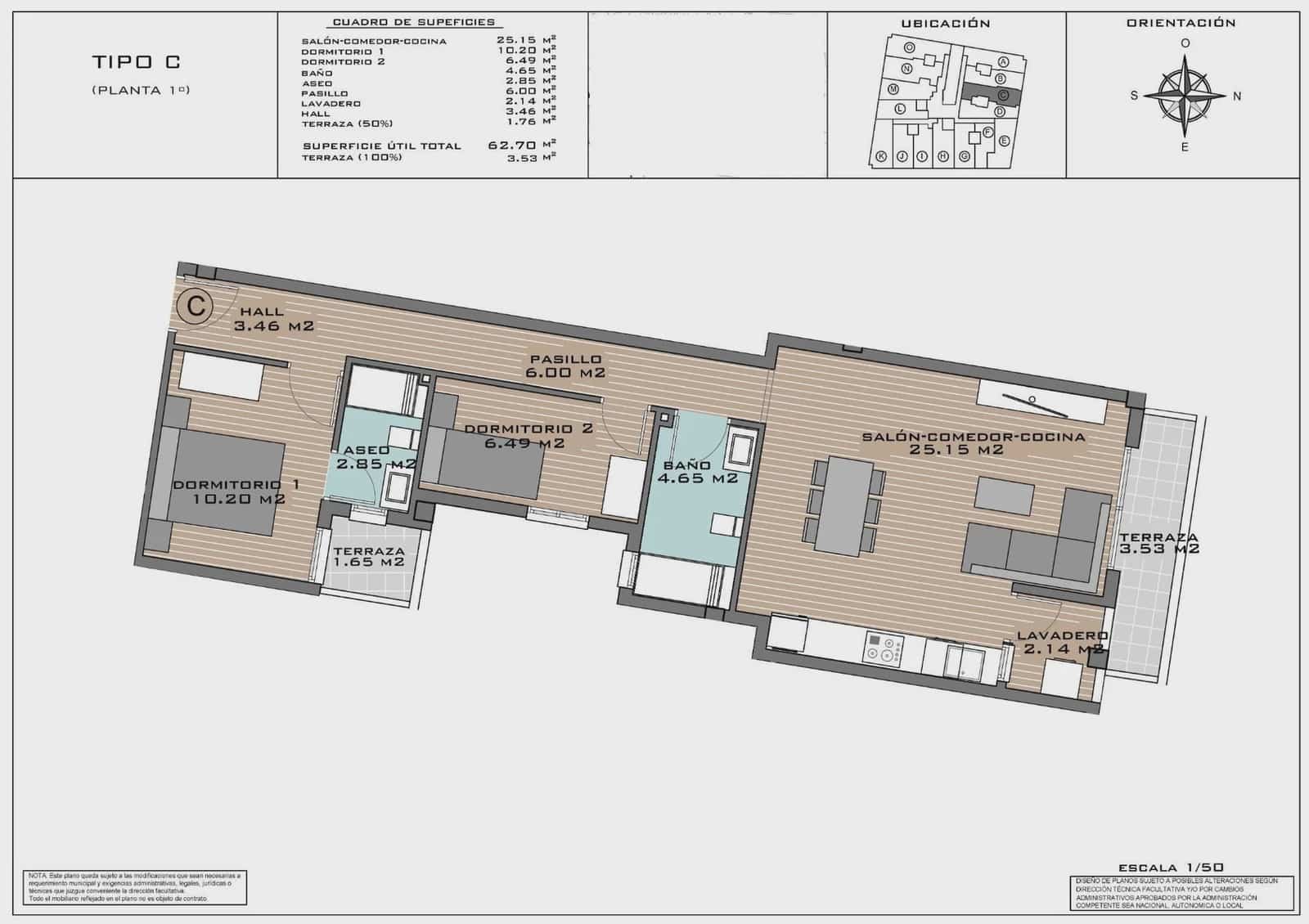 2 slaapkamer Appartement te koop in Algorfa met zwembad - € 169.229 (Ref: 9968700)