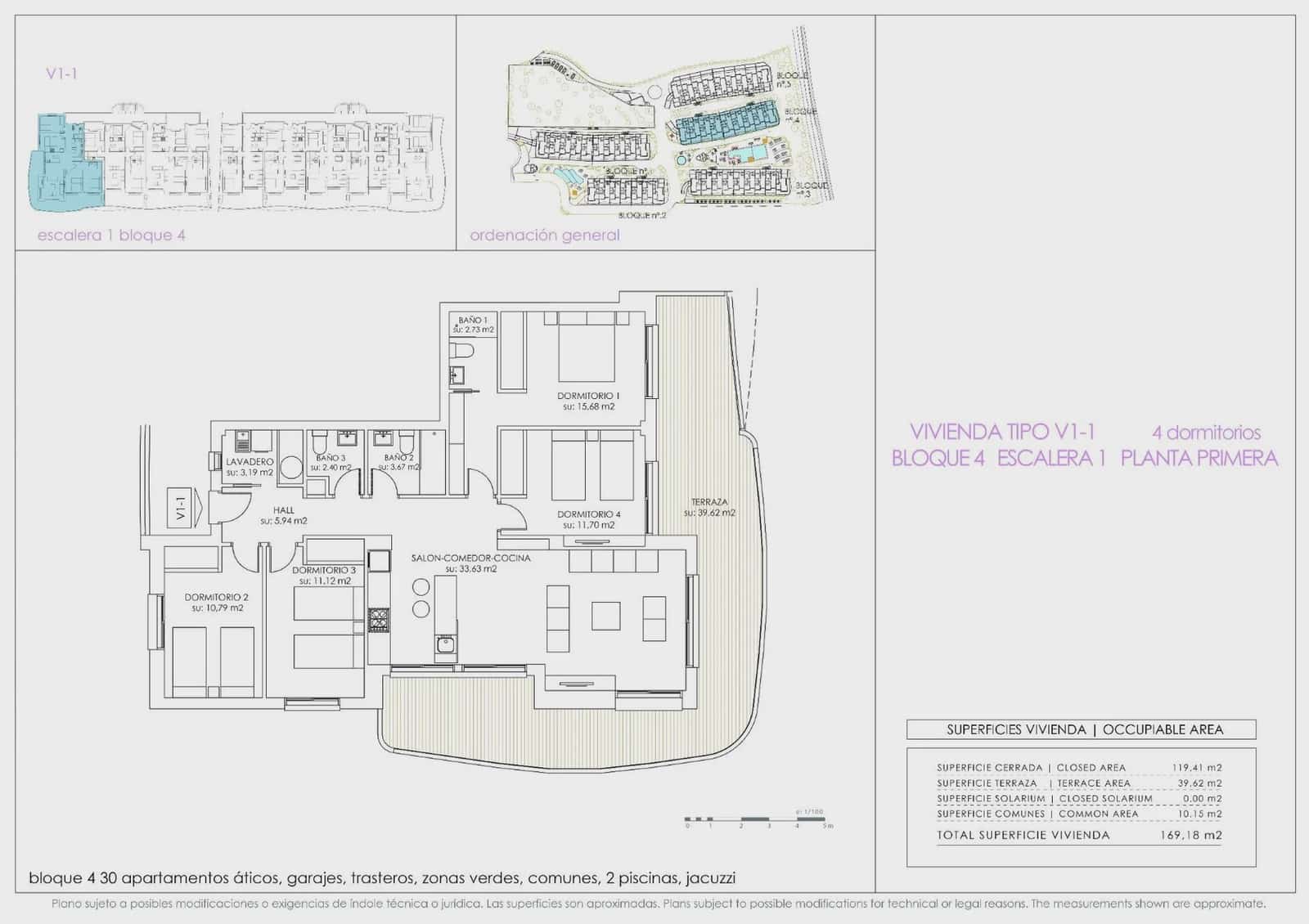 4 soveværelse Lejlighed til salg i Orihuela Costa med swimmingpool garage - € 499.000 (Ref: 9968724)