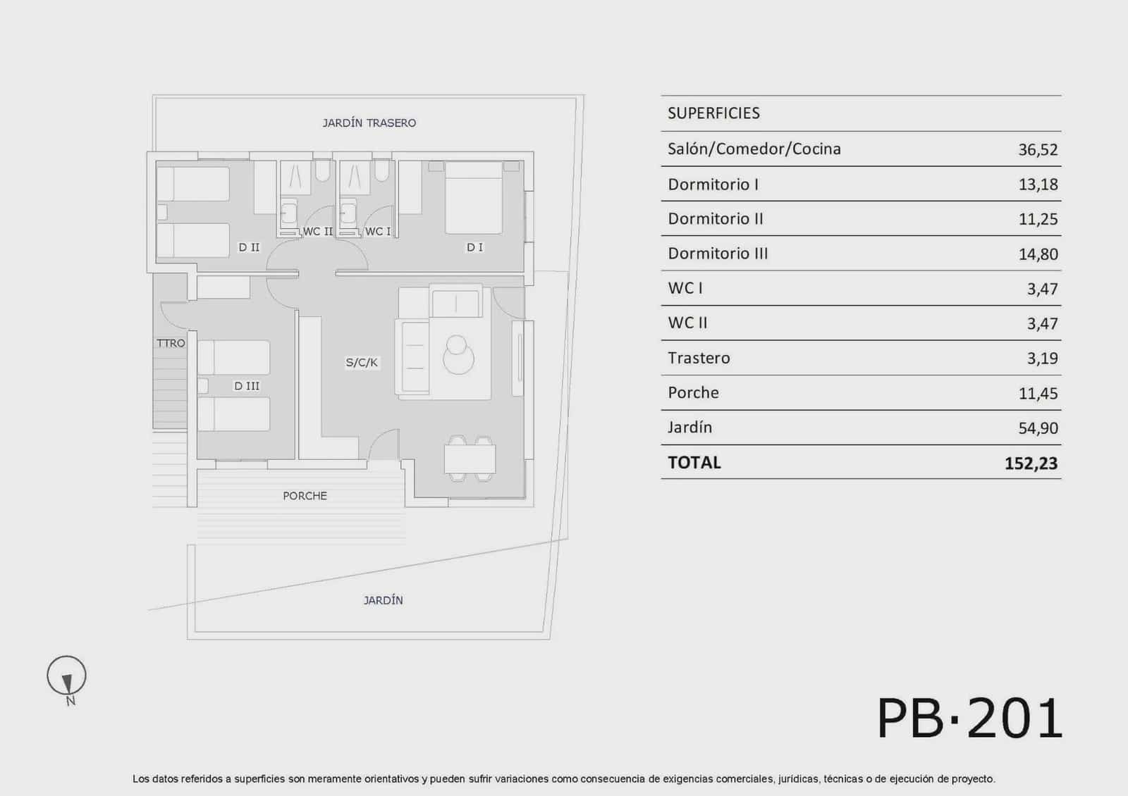 Bungalow de 3 habitaciones en San Miguel de Salinas en venta con piscina - 259.900 € (Ref: 9968787)