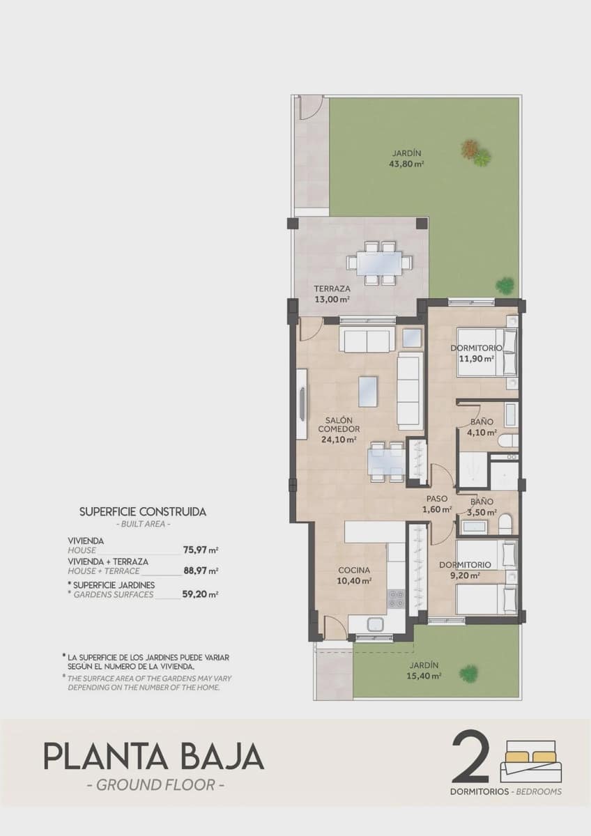 2 soverom Bungalow til salgs i San Miguel de Salinas med svømmebasseng garasje - € 251 900 (Ref: 9968807)