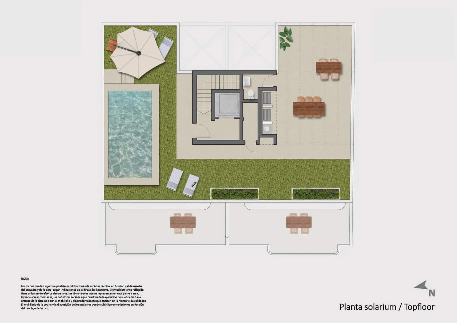 1 soveværelse Lejlighed til salg i Pilar de la Horadada med swimmingpool - € 245.900 (Ref: 9968820)