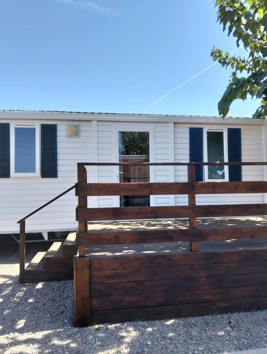 2 Zimmer Mobilhaus zu verkaufen in Moncofa mit Pool Garage - 33.900 € (Ref: 10073318)
