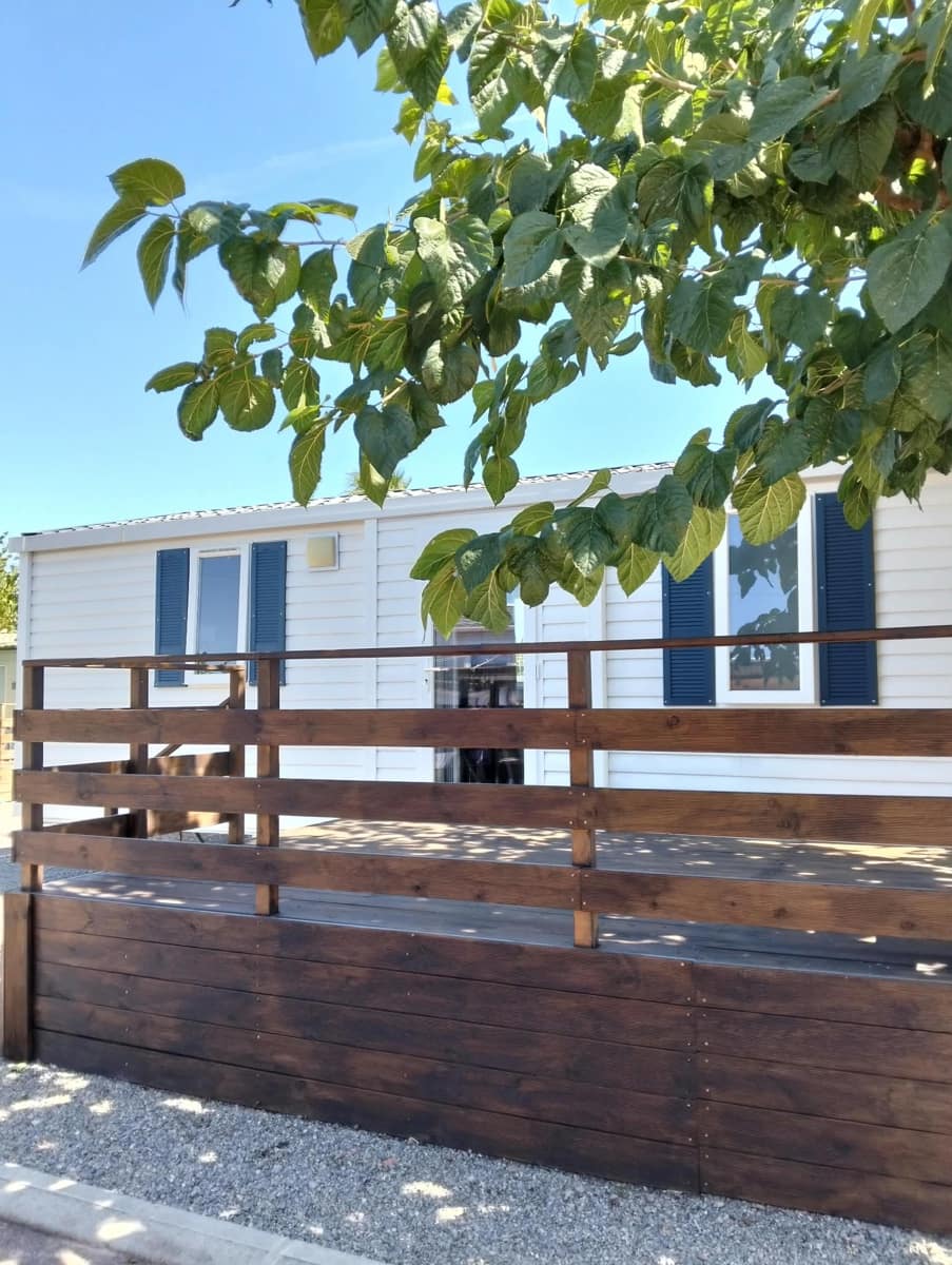 2 Zimmer Mobilhaus zu verkaufen in Moncofa mit Pool Garage - 33.900 € (Ref: 10073318)