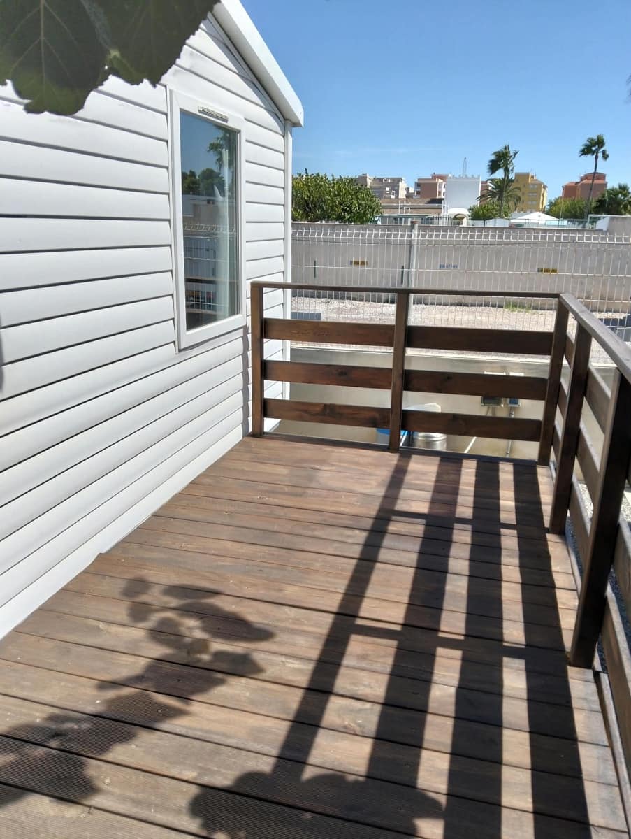 2 Zimmer Mobilhaus zu verkaufen in Moncofa mit Pool Garage - 33.900 € (Ref: 10073318)