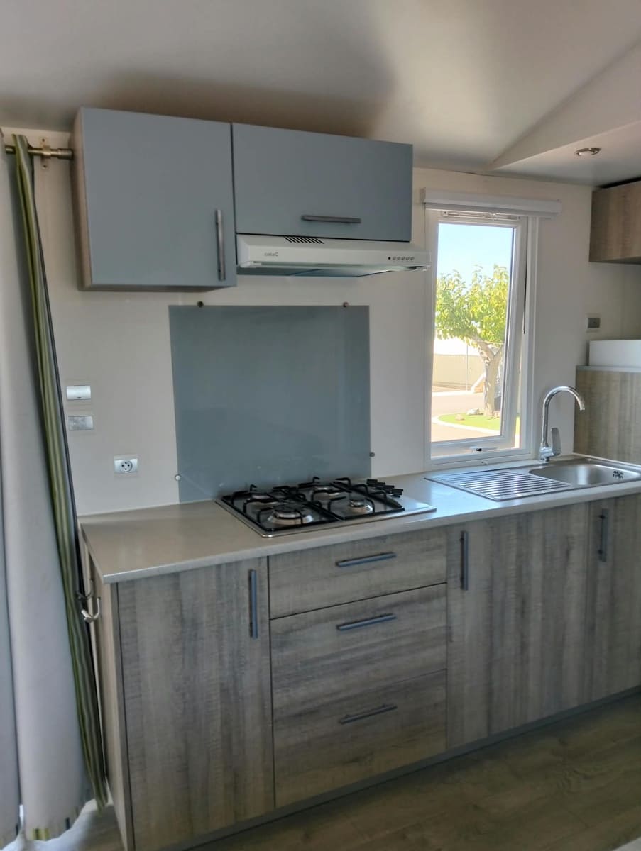 2 Zimmer Mobilhaus zu verkaufen in Moncofa mit Pool Garage - 33.900 € (Ref: 10073318)