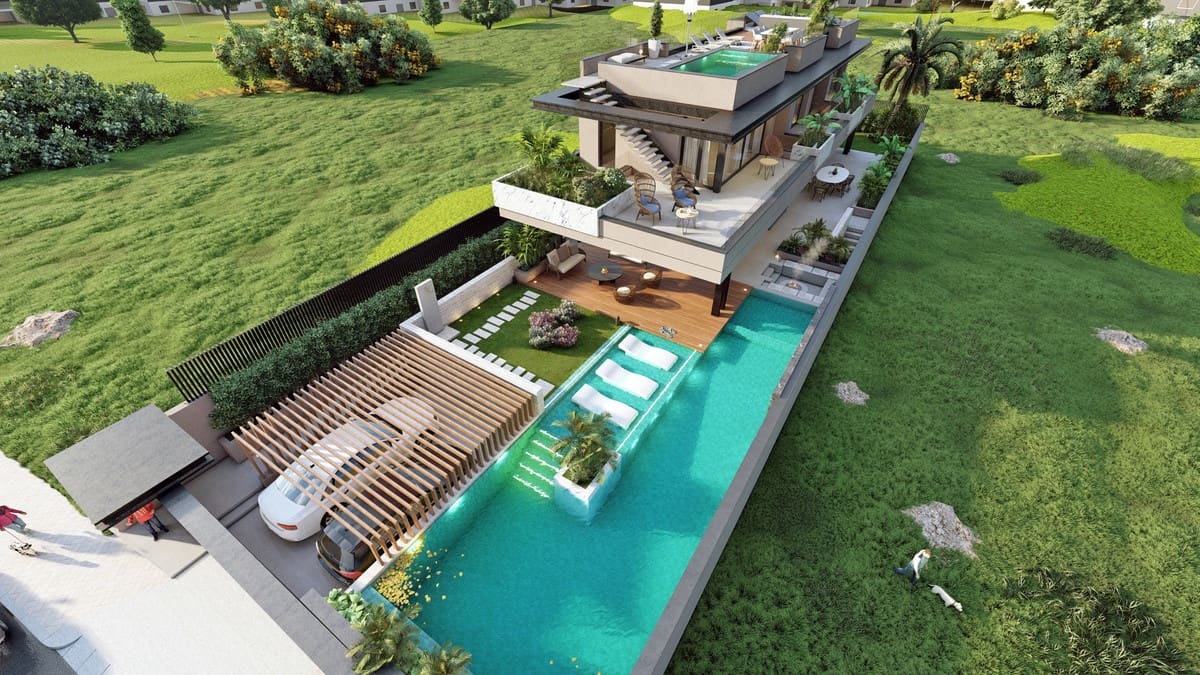 5 sypialnia Willa na sprzedaż w Benalmadena z basenem garażem - 3 200 000 € (Ref: 9263263)