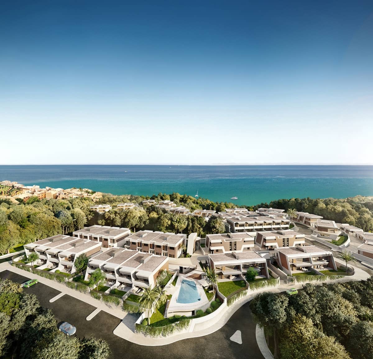 3 soverom Kjedet enebolig til salgs i Mijas Costa med svømmebasseng - € 1 275 000 (Ref: 9865156)