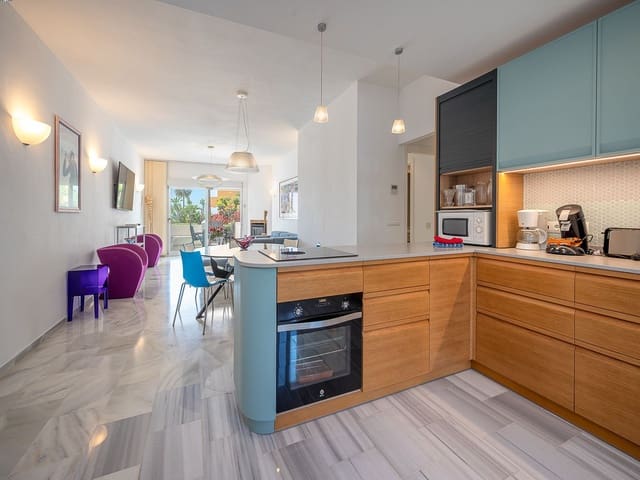 2 Zimmer Ferienapartment in La Cala de Mijas, Mijas mit Pool Garage - 1.393 € (Ref: 3216217)