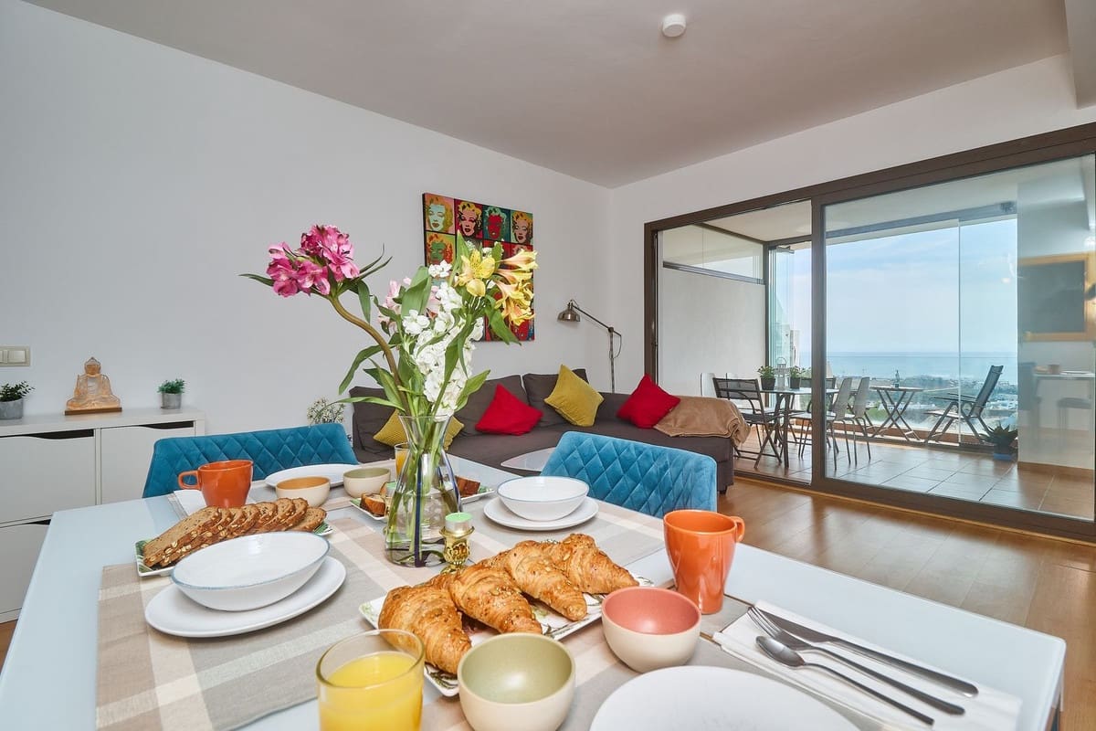 1 makuuhuone Huoneisto vuokrattavana paikassa La Cala de Mijas mukana uima-altaan 
autotalli - 1 300 € (Ref: 9614141)