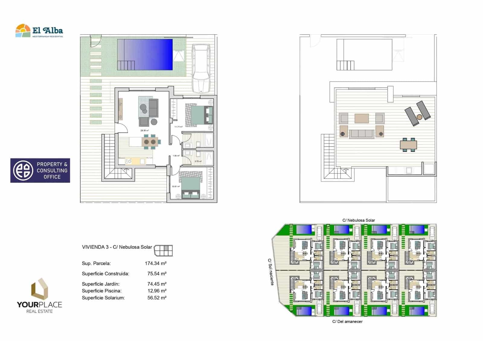 2 makuuhuone Huvila myytävänä paikassa Roldan mukana uima-altaan - 223 500 € (Ref: 7579360)