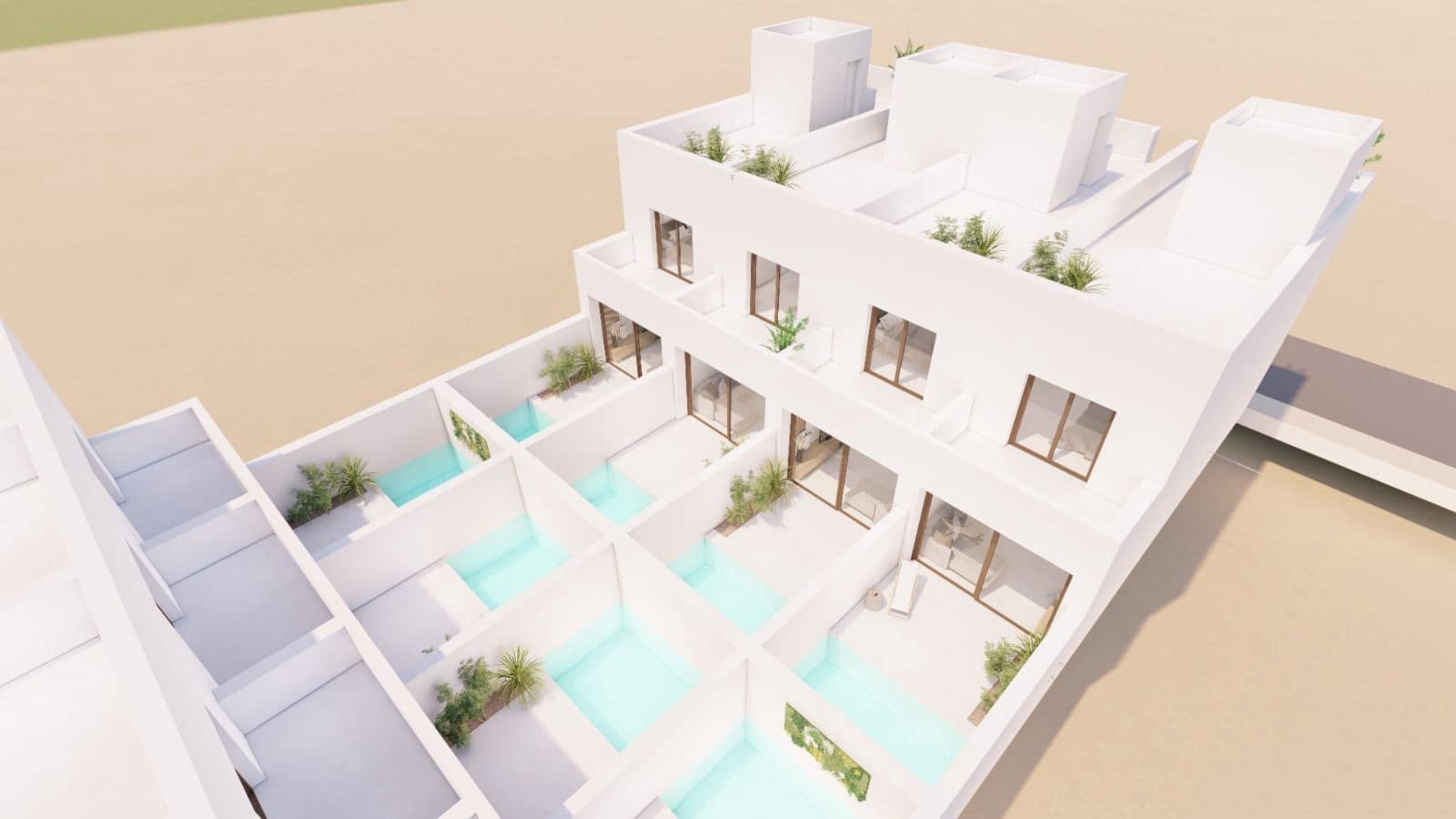 3 bedroom Townhouse for sale in San Javier with pool - € 247,000 (Ref: 7579999)