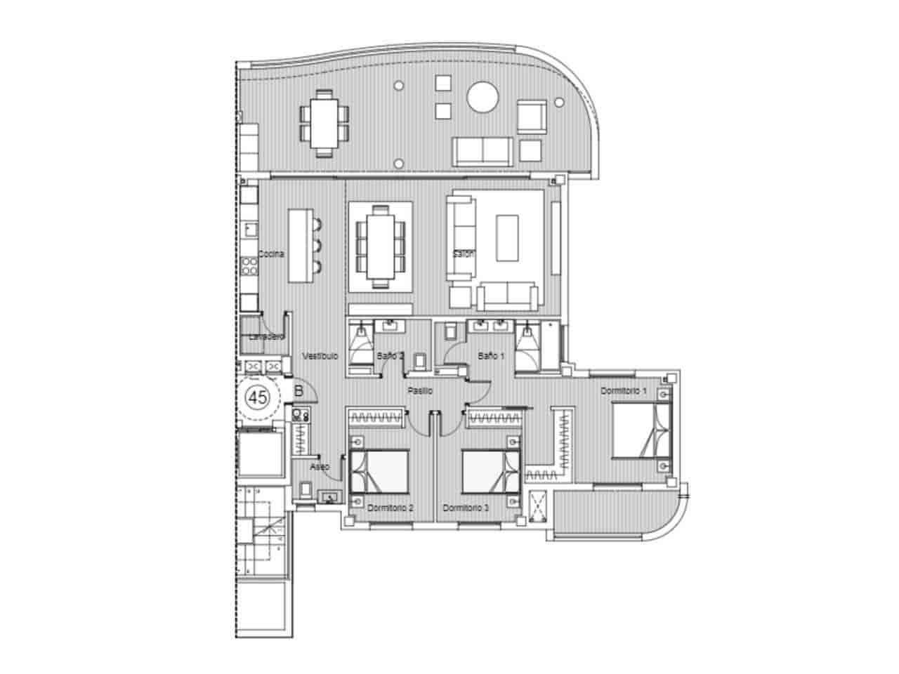 3 bedroom Apartment for sale in Fuengirola with pool garage - € 725,000 (Ref: 8002527)
