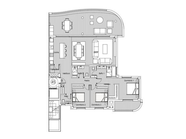 3 Zimmer Apartment zu verkaufen in Fuengirola mit Pool Garage - 725.000 € (Ref: 8002527)