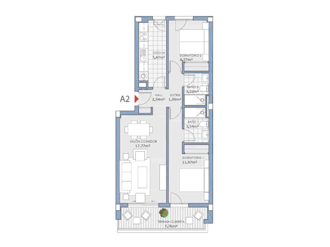 Apartamento de 2 habitaciones en Mijas en venta con piscina garaje - 305.000 € (Ref: 9560949)