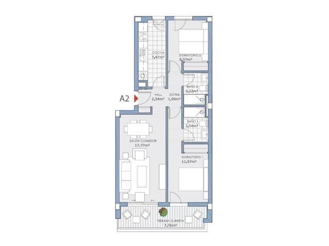 2 slaapkamer Appartement te koop in Mijas met zwembad garage - € 305.000 (Ref: 9560949)