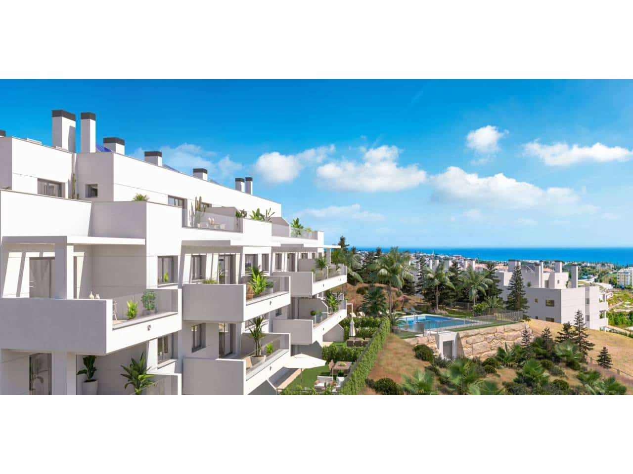 2 Zimmer Apartment zu verkaufen in Mijas mit Pool Garage - 430.700 € (Ref: 9848926)