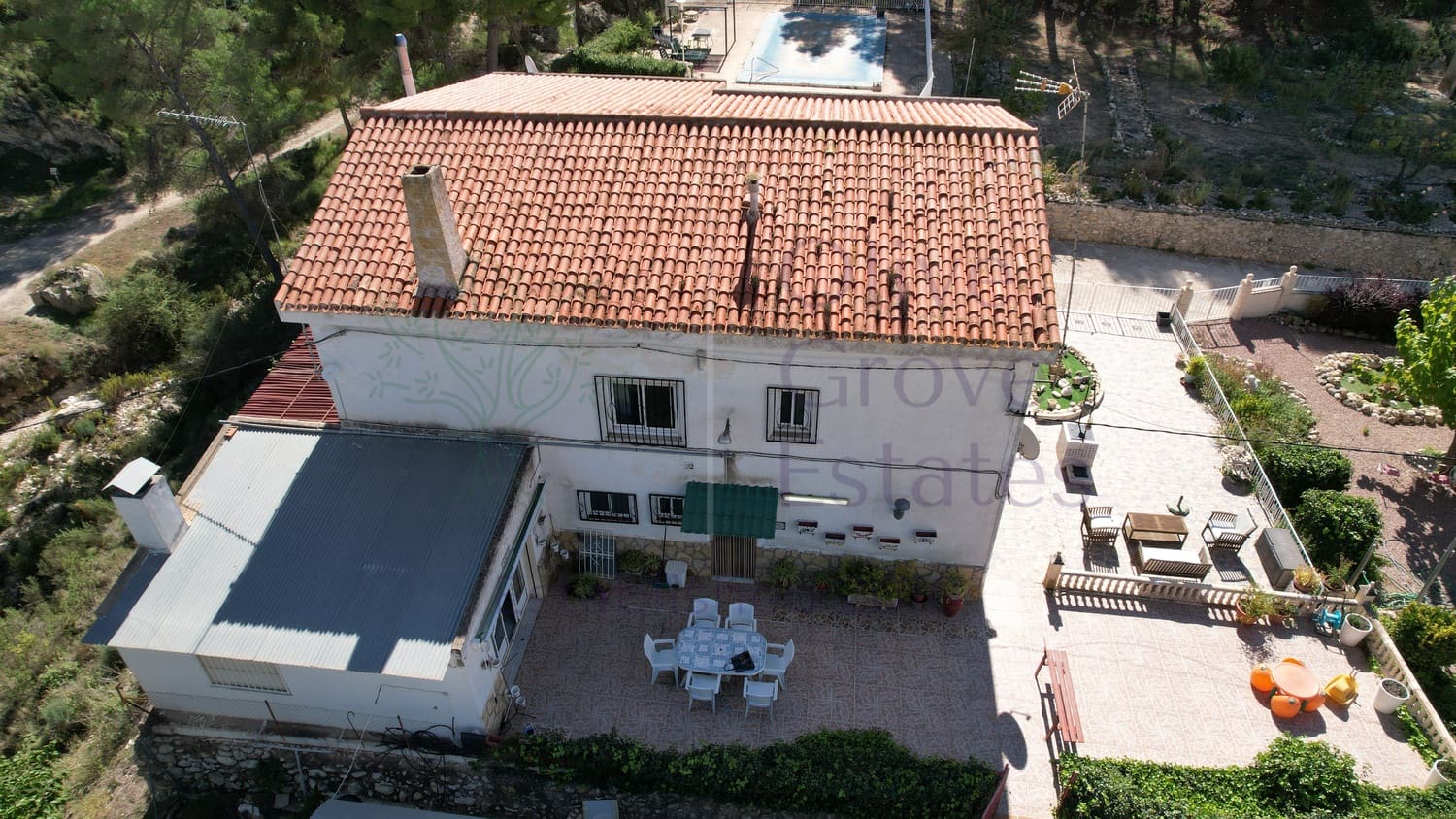 6 sypialnia Willa na sprzedaż w Petrel / Petrer z basenem garażem - 248 000 € (Ref: 7418089)