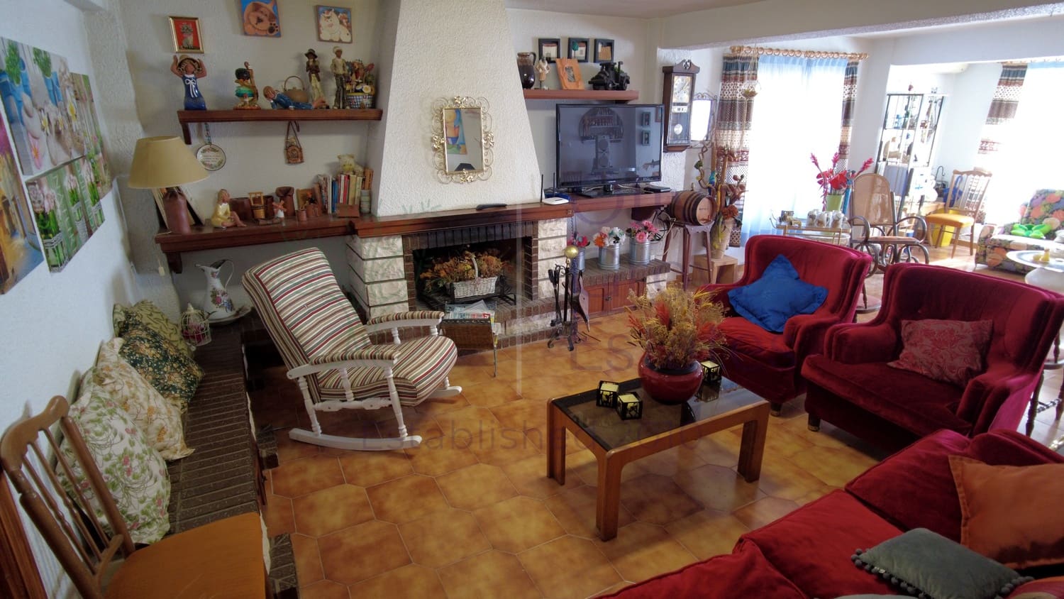 6 sypialnia Willa na sprzedaż w Petrel / Petrer z basenem garażem - 248 000 € (Ref: 7418089)