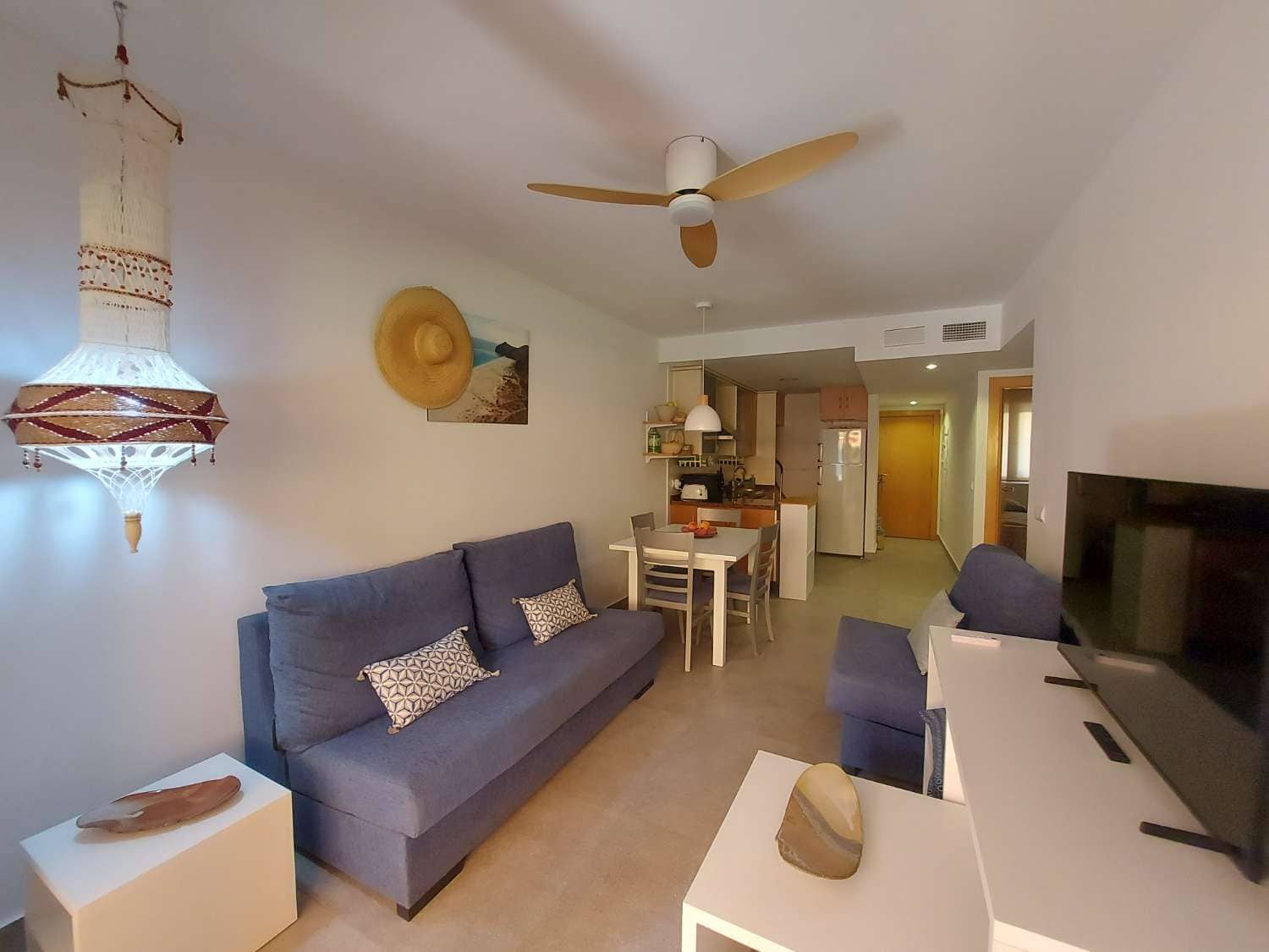 2 sypialnia Apartament przy plaży do wynajęcia w Vera z basenem garażem - 950 € (Ref: 10026884)