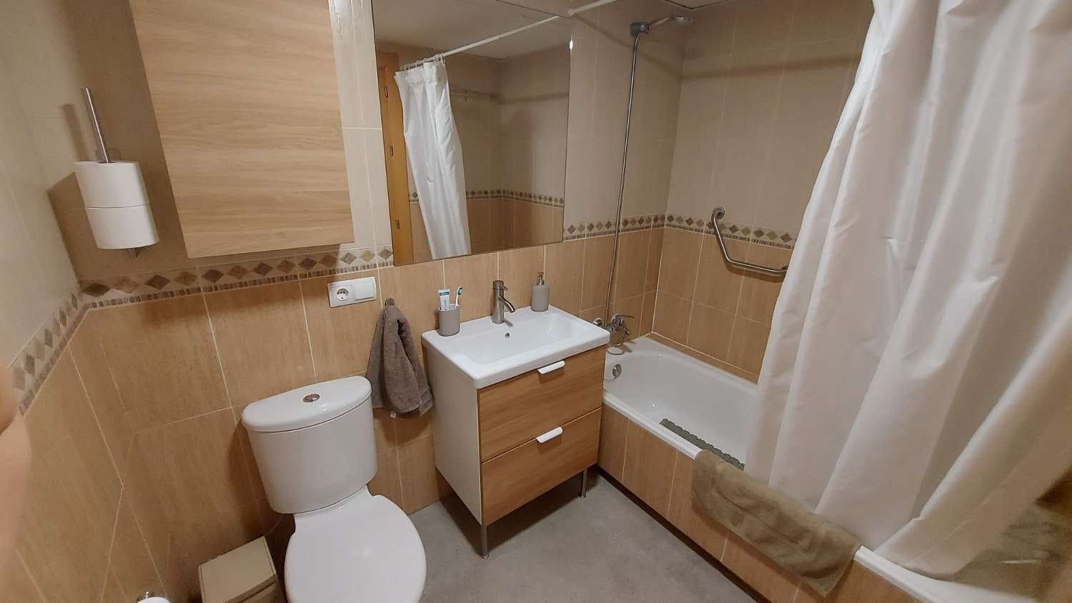2 sypialnia Apartament przy plaży do wynajęcia w Vera z basenem garażem - 950 € (Ref: 10026884)