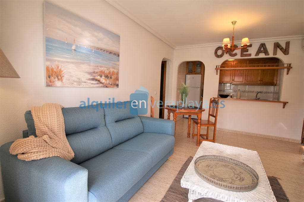 Penthouse de 1 chambre à louer à Vera avec piscine garage - 550 € (Ref: 9347013)