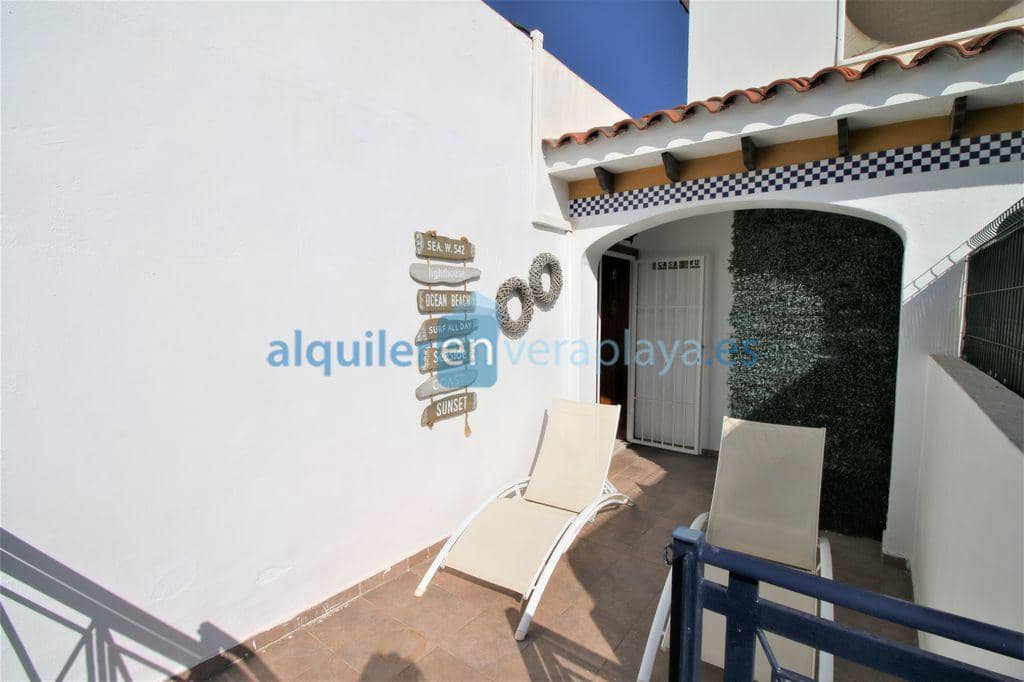 Penthouse de 1 chambre à louer à Vera avec piscine garage - 550 € (Ref: 9347013)