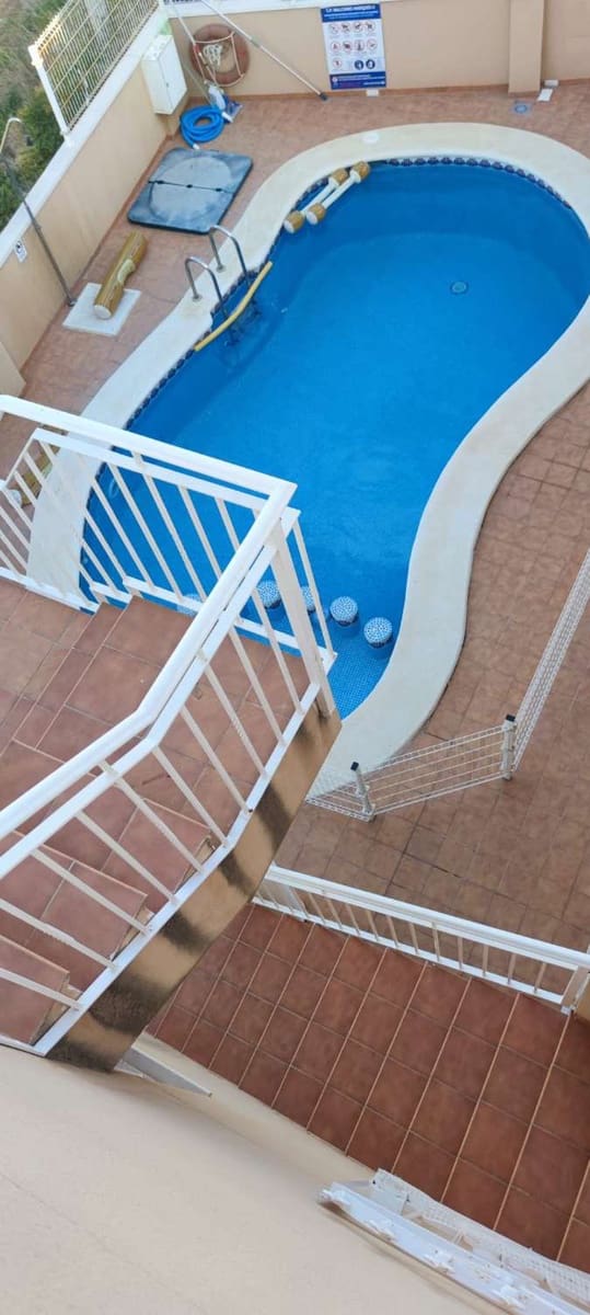 2 sypialnia Apartament przy plaży na kwatery wakacyjne w Palomares z basenem garażem - 455 € (Ref: 9358956)