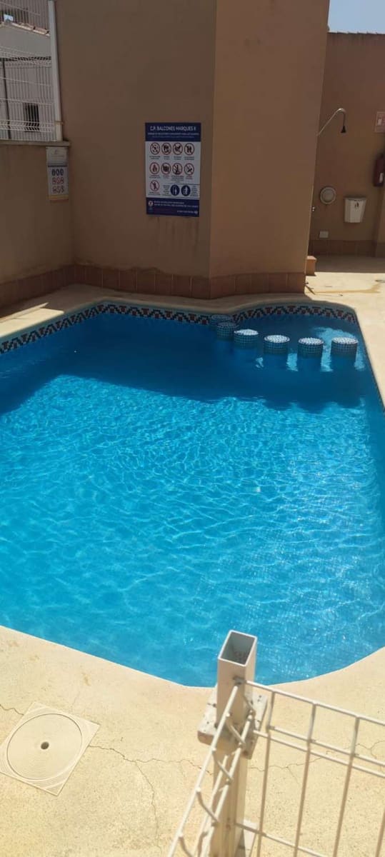 2 sypialnia Apartament przy plaży na kwatery wakacyjne w Palomares z basenem garażem - 455 € (Ref: 9358956)