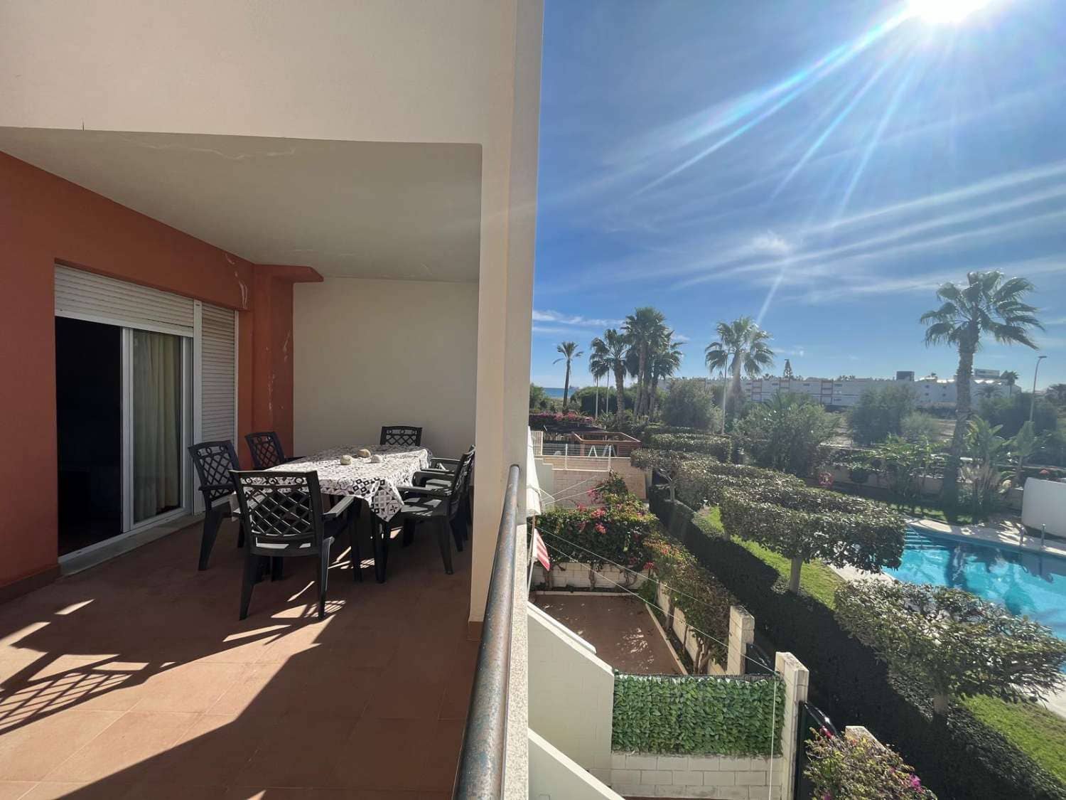 2 Zimmer Strandapartment zu verkaufen in Vera mit Pool Garage - 169.000 € (Ref: 9387632)