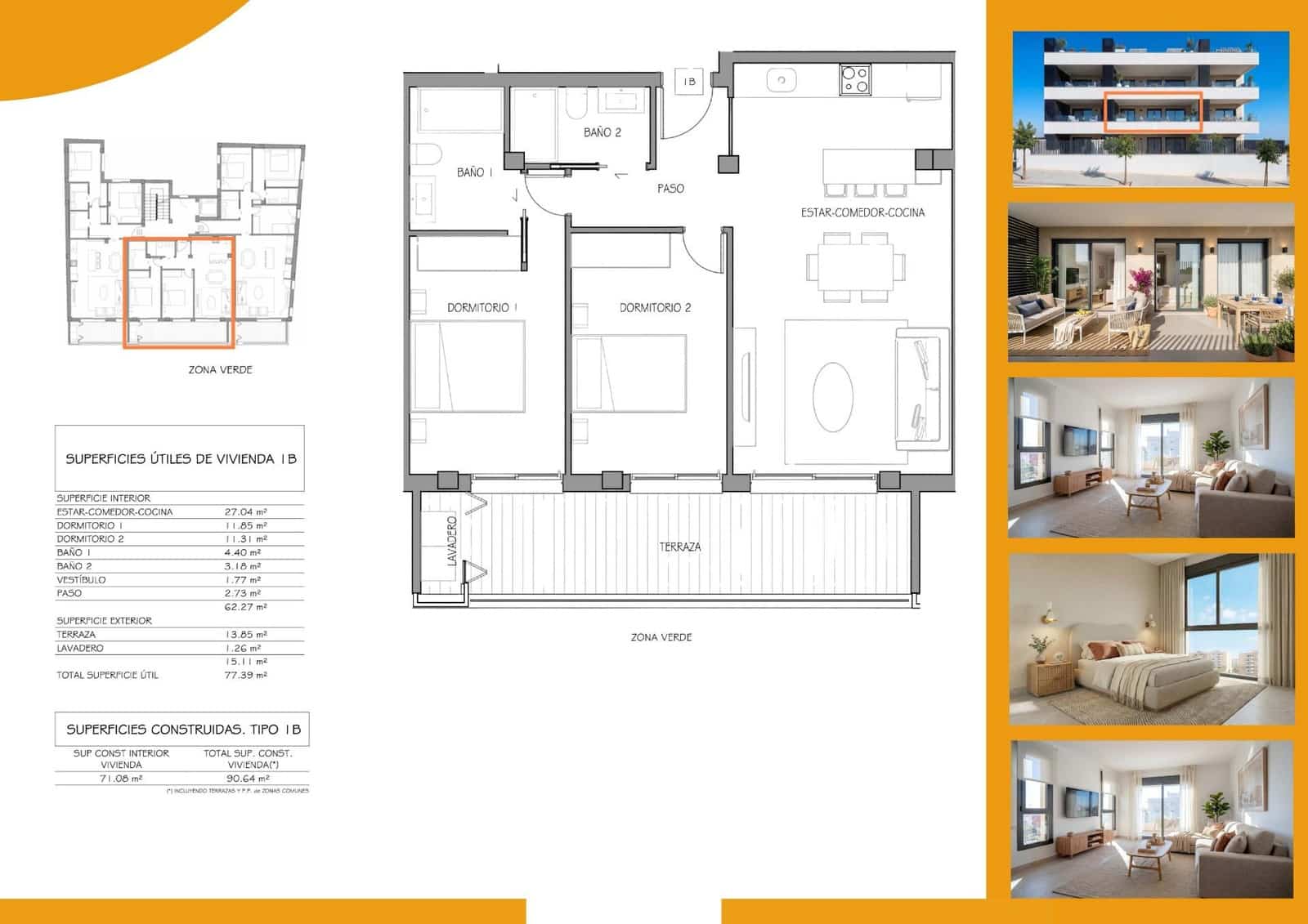 2 soveværelse Lejlighed til salg i Benijofar med swimmingpool garage - € 284.900 (Ref: 10013350)