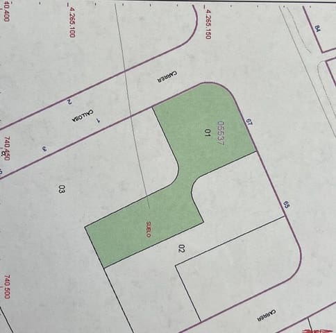 Tontti myytävänä paikassa Poble Nou - Montiboli, La Villajoyosa / Vila Joiosa - 1 300 000 € (Ref: 7546079)