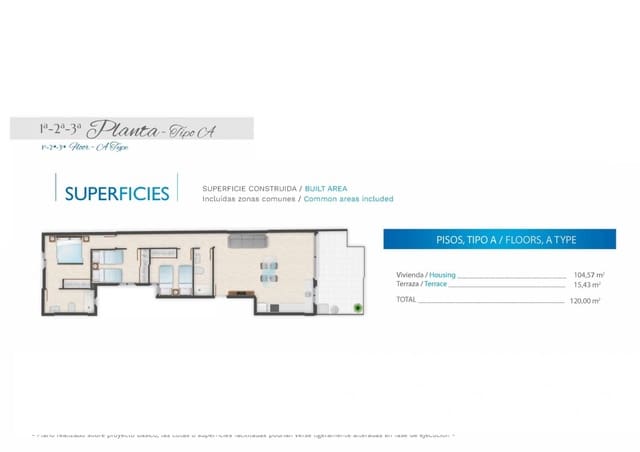 3 slaapkamer Appartement te koop in Guardamar del Segura - € 269.500 (Ref: 8333968)