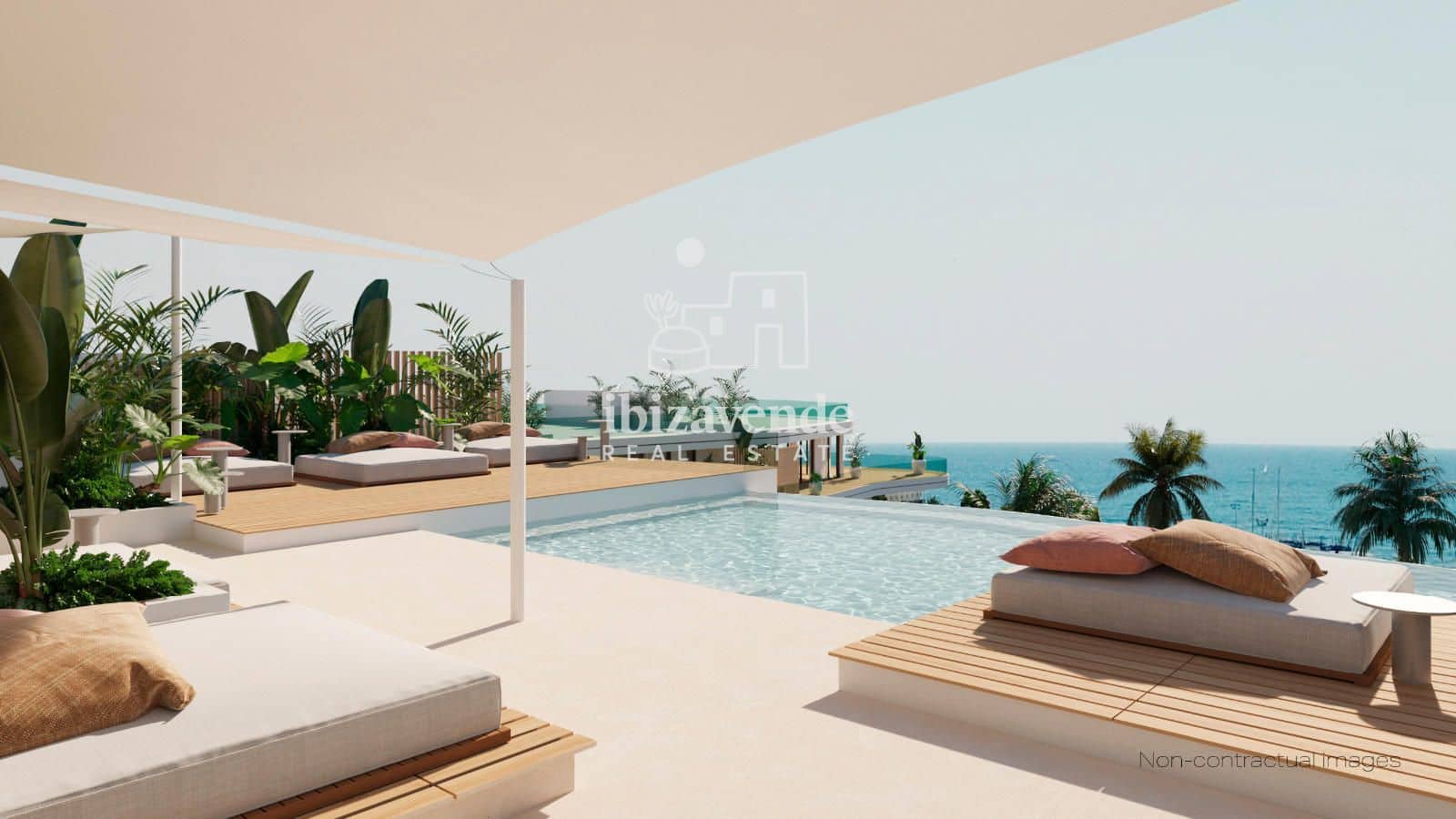 2 slaapkamer Flat te koop in Santa Eulalia / Santa Eularia met zwembad garage - € 1.705.000 (Ref: 10008078)