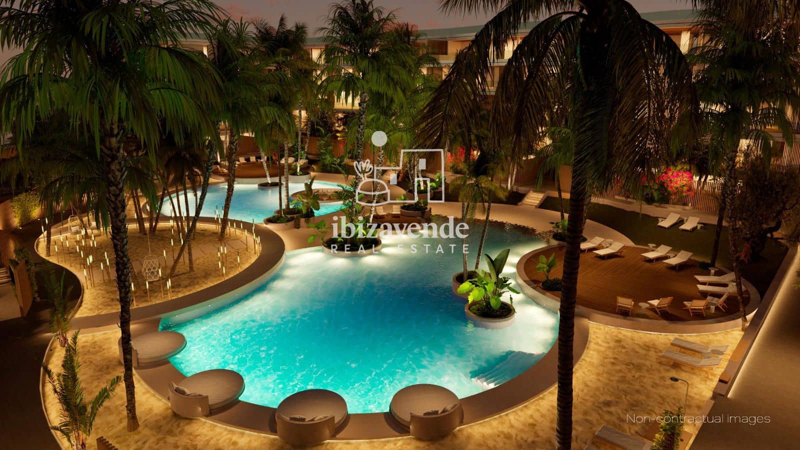 2 slaapkamer Flat te koop in Santa Eulalia / Santa Eularia met zwembad garage - € 1.705.000 (Ref: 10008078)