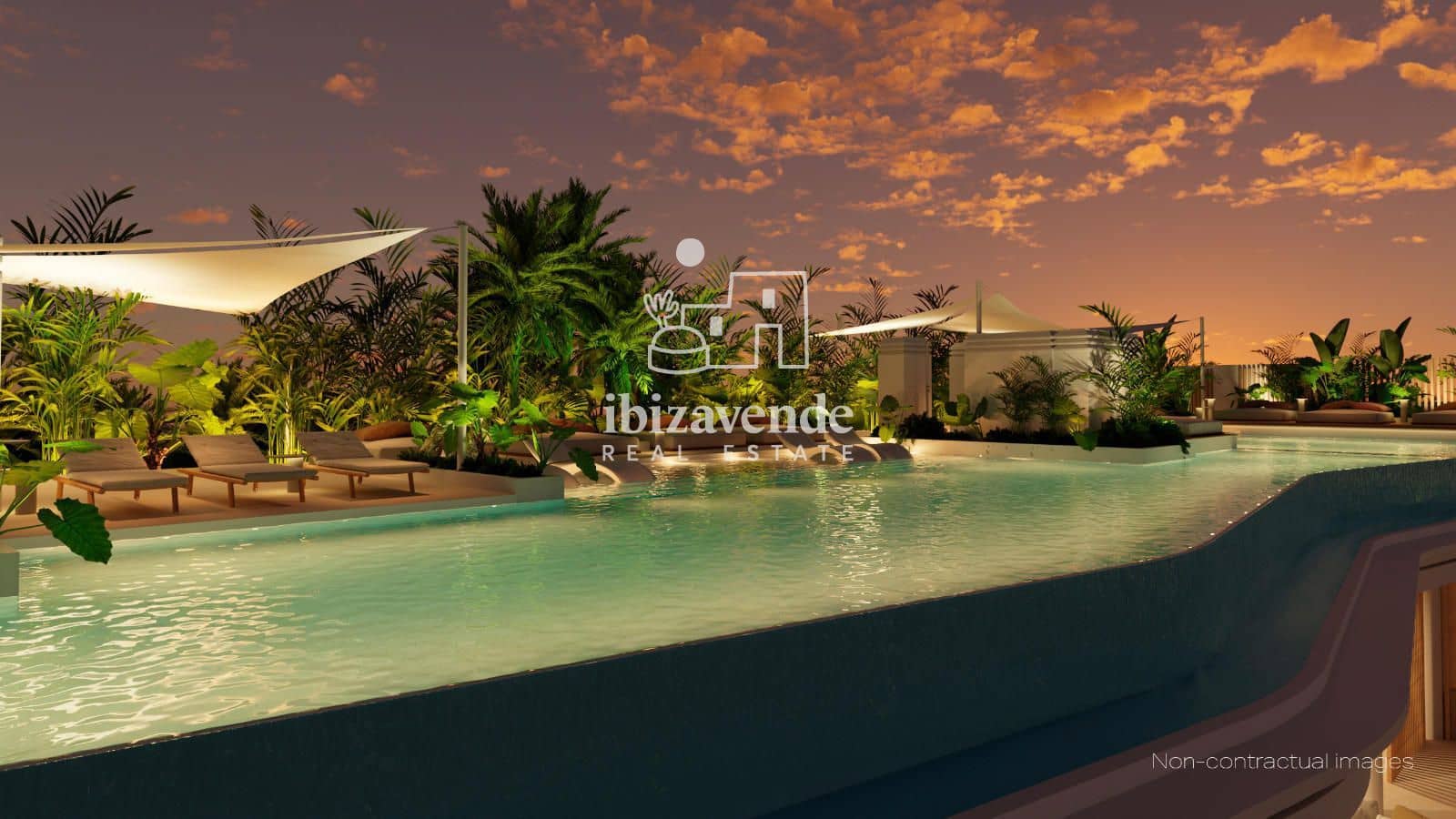 2 slaapkamer Flat te koop in Santa Eulalia / Santa Eularia met zwembad garage - € 1.705.000 (Ref: 10008078)
