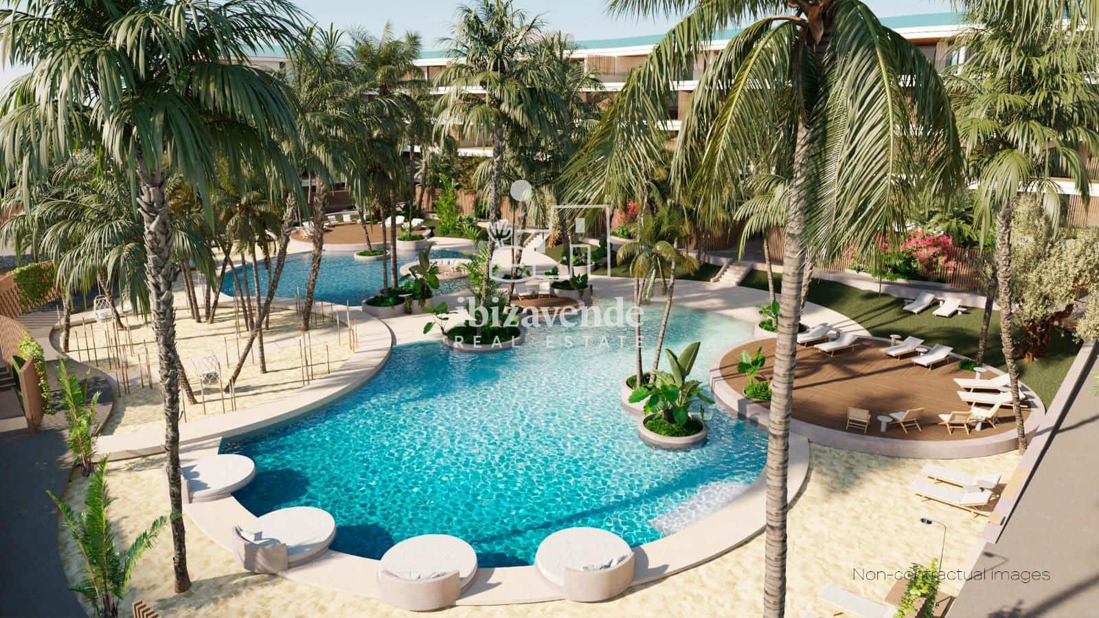 2 slaapkamer Flat te koop in Santa Eulalia / Santa Eularia met zwembad garage - € 1.705.000 (Ref: 10008078)