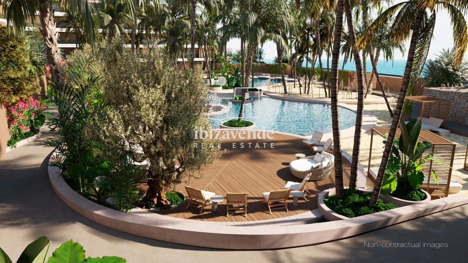 2 slaapkamer Flat te koop in Santa Eulalia / Santa Eularia met zwembad garage - € 1.705.000 (Ref: 10008078)
