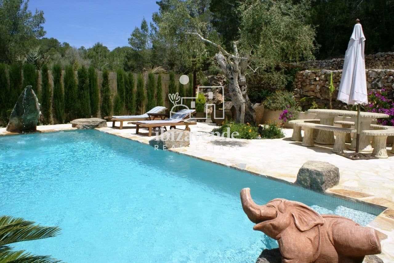 2 sovrum Villa att hyra i San Miguel / Sant Miquel de Balansat med pool garage - 2 800 € (Ref: 10009623)