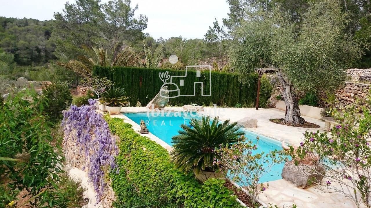 2 sovrum Villa att hyra i San Miguel / Sant Miquel de Balansat med pool garage - 2 800 € (Ref: 10009623)