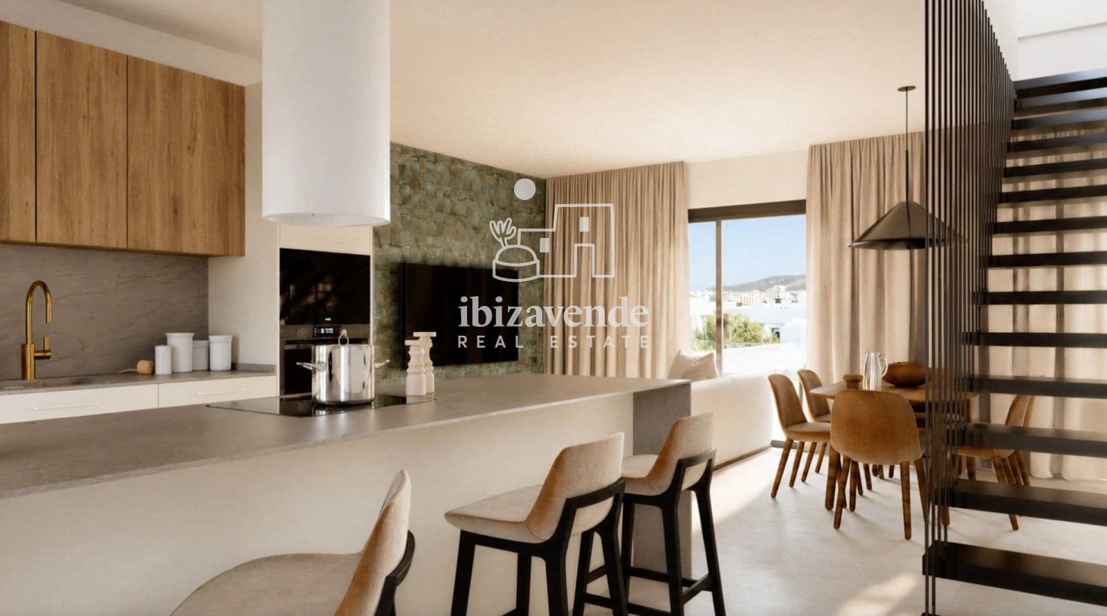2 soverom Leilighet til salgs i Sant Antoni de Portmany med svømmebasseng - € 608 200 (Ref: 10012542)