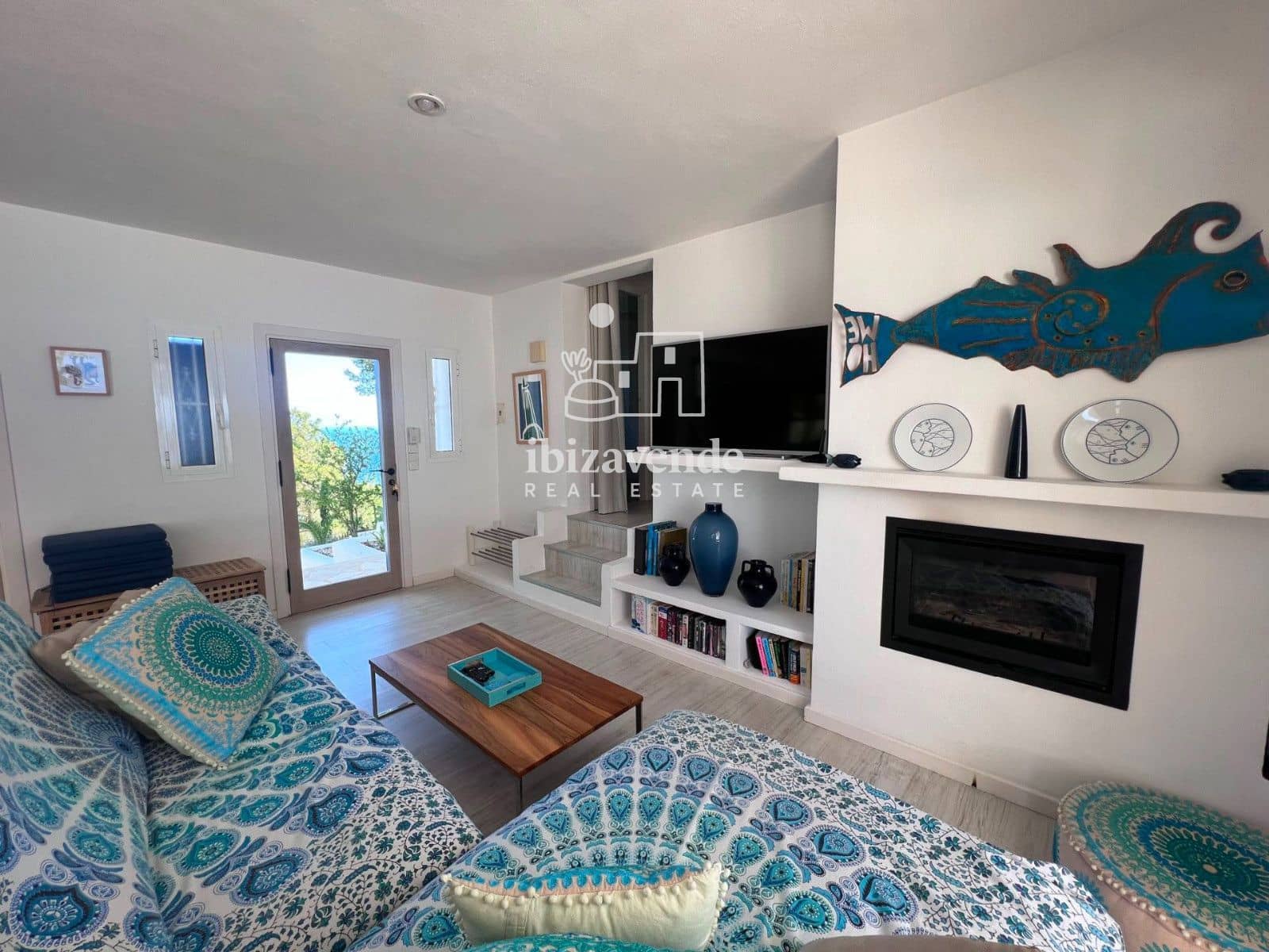 3 makuuhuone Huvila vuokrattavana paikassa Sant Joan de Labritja mukana uima-altaan 
autotalli - 5 600 € (Ref: 10029827)