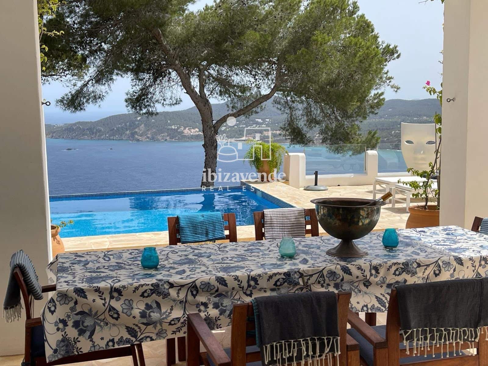 3 makuuhuone Huvila vuokrattavana paikassa Sant Joan de Labritja mukana uima-altaan 
autotalli - 5 600 € (Ref: 10029827)